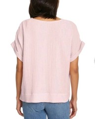 GLORIA VANDERBILT WOMEN’S COTTON GAUZE PULLOVER TOP