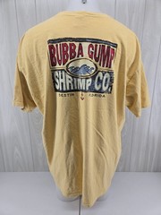 *SPOT Bubba Gump Shrimp Mens 2XL Yellow T Shirt Destin FL