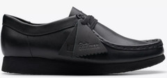 Clarks Wallabee Black Leather – 26168045 – KID’S / JUNIORS