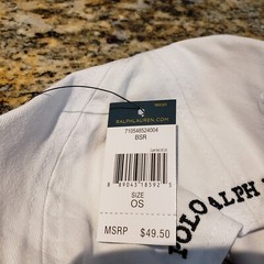 POLO RALPH LAUREN WHITE LIMITED VARSITY POLO BEAR 🐻 LOGO HAT OSFA $49 MSRP NWT+