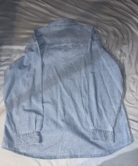 Vintage Denim NY Yankees Shirt Mens XL Lee Sport Baseball Button Down