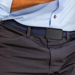 Mens Stretch Belt Quick Release Belt Magnetic Buckle Elastic Webbing