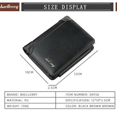 Mens RFID Blocking Leather Wallet Credit Card Holder Bifold Purse With Zip New