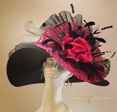Rose Kentucky Derby Hat Cream Ivory Moss Hues Royal Ascot Del Mar Melbourne Cup