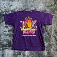 MAUND Patamak Festival Purple Graphic T-Shirt Mens Large Viva San Vicente Ferrer