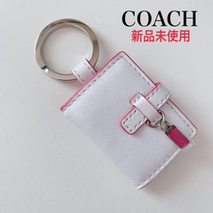 New coach Picture Frame Charm Photo holder White Pink