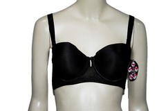 Black Fuchsia Lingerie 5 Way Underwire Bra Sizes 38C-44D