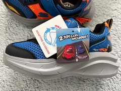 Skechers Garage Kids Shoes Size 11 Blue & Orange