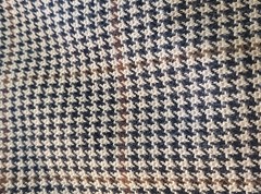 Hart Schaffner Marx Backers Hounds Tooth Wool Sport Coat Size 46 L