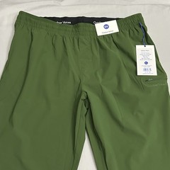 Outdoor Voices Mens XL HiFlex Pants OV61402 Douglass Fir Green Hiking Pockets