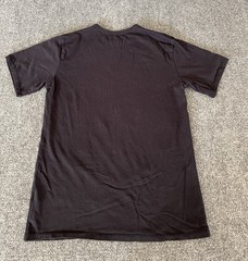 Place Youth 2XL T Shirt Dinosaur Black Neon Blue Trex Screen Print