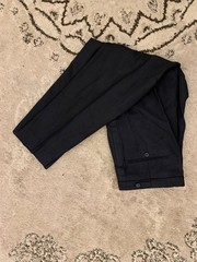 Vintage pure wool classic Tuxedo night black shawl lapel 3 piece suit 42R