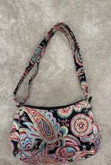 Vera Bradley quilted Parisian paisley bag