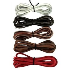 Leather Boot Shoe Laces Shoelaces Black/ Tan/ Chocolate /White 27″-36″