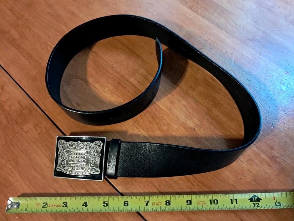 Vintage House Of FENDI Buckle Authentic Black Belt Ym4 008 7c0234 Atelier