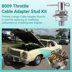 Throttle Cable Adapter Stud Kit #8009, Compatible with 1977 & Later vehicles, In