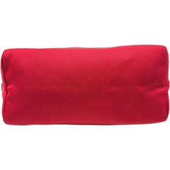 Authentic PRADA Triangle Logo Tessuto Pouch Red Nylon #36638440