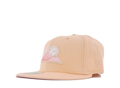 Colorado Rockies New Era Peaches & Cream Fitted Hat 25 Year Side Patch 7 5/8
