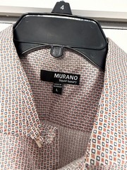Murano Men’s Short-Sleeve Patterned Shirt