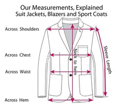 JOSEPH ABBOUD Men Double Breasted Blazer Sport Coat Jacket 38 Gray Italian Wool