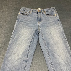 Universal Thread Jeans Womens 2/26 Blue Denim High Rise Slim Fit Straight Leg