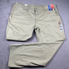 Levis 541 Athletic Taper Mens 44×32 Khaki Tan All Seasons Tech Stretch Pants NEW