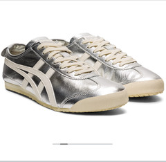Onitsuka Tiger Mexico 66 PURE SILVER BLACK 1183C102 021 Sneaker From JAPAN