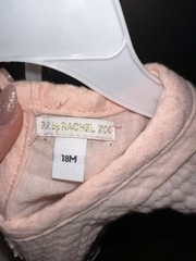Rachael Zoe Girls Pink 2-Piece Outfit Set Sleeveless Ruffle Top & Pants 18M