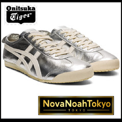 Onitsuka Tiger Mexico 66 PURE SILVER BLACK 1183C102 021 Sneaker From JAPAN