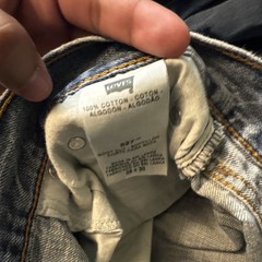 Levi’s Men’s Bootcut Blue Light Wash Cotton Denim Jeans Mid Rise Button Fly