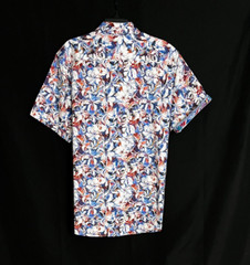 Robert Graham PURNELL Floral 2XL Classic Fit Short Sleeve Shirt NWT $188 XXL