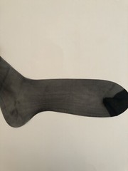 Vintage 41 Inches Seamless Stockings With Bare Heel And Reinforced Toe