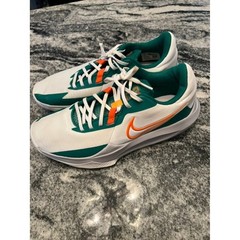 Nike Precision 6 Basketball Shoes White Malachite Orange DD9535-103 Men’s US 10