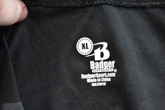Badger Sport 4139 Monocam Black Camouflage Short Sleeve Workout T-Shirt Mens XL