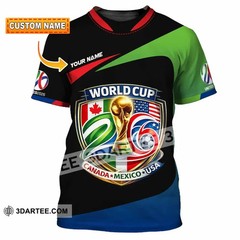 Unisex Shirt – Custom Name Fifa World Cup 2026 3D Shirt VK13607
