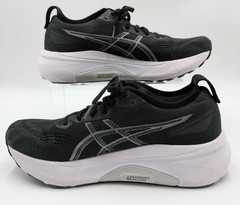 ASICS GEL-Kayano 31 Running Shoes Womens Size 9 Black Pure Silver 1012B670