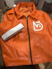 Men’s Small Leather Biker Motorcycle Jacket