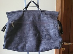 Zara FW Origins LEATHER SHOULDER BAG croc print BROWN Made in SPAIN 6122/305 NEW