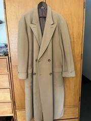 [Size 50] Brooks Brothers 100% CAMELHAIR Mens Overcoat [Double breasted]