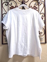 BRAND NEW: Women’s OLD NAVY Size XL White Floral “Take It Easy” 100% Cotton Tee