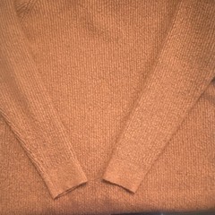 Natural Reflections Women’s Brown Ribbed Knit V-Neck Pullover Sweater XL