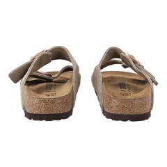 Birkenstock Arizona Suede Taupe Soft Footbed Summer Sandals Unisex Select Size