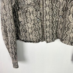 Blank NYC Soft Snakeskin Cropped Jacket Lightweight Size Medium M D2249
