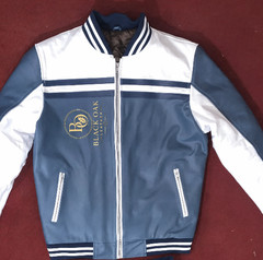 Men’s Varsity Style Leather Tracksuit Genuine Lambskin Jacket Jogger Set