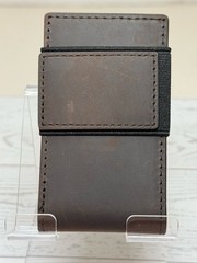 MENS WALLET METAL CARD HOLDER CASH STRAP MINIMALIST PULL TAB WALLET-CUSTOMIZE IT