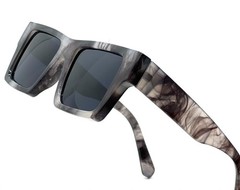 Hip Hop Men Sunglasses Thick Frame Classic Shades Retro Square Outdoor Driving