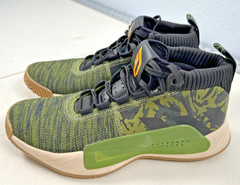 Adidas Dame 5 “Tech Olive” EF0503 Men’s Size 8 Basketball Shoes Camo RARE