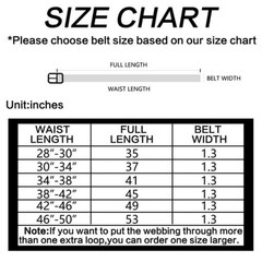 Elastic Men’s Stretch Belts 2 Pack, Woven Braided Belt for Golf Casual
