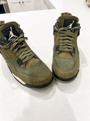 Size 11 – Jordan 4 SE Retro Low Craft – Olive- Free Expedited Shipping