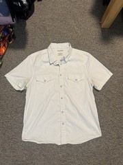 Tecovas Men’s Pearl Snap Short Sleeved Button Up Size Medium